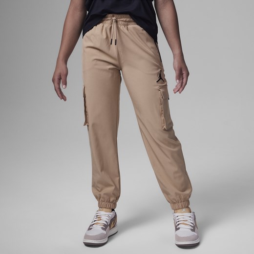 Spodnie dla dużych dzieci Jordan Post Up Cargo Pants - Brązowy Jordan M Nike poland