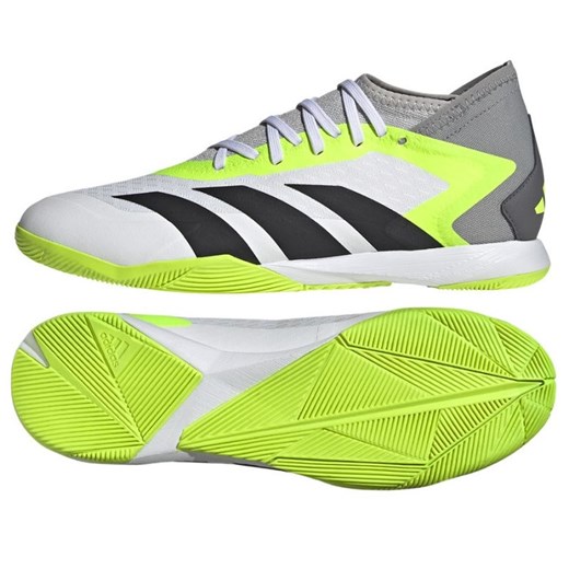 Buty piłkarskie adidas Predator Accuracy.3 In M GY9990 białe białe ze sklepu ButyModne.pl w kategorii Buty sportowe męskie - zdjęcie 169839509