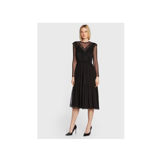 Nissa Sukienka koktajlowa RS13597 Czarny Regular Fit ze sklepu MODIVO w kategorii Sukienki - zdjęcie 169842618