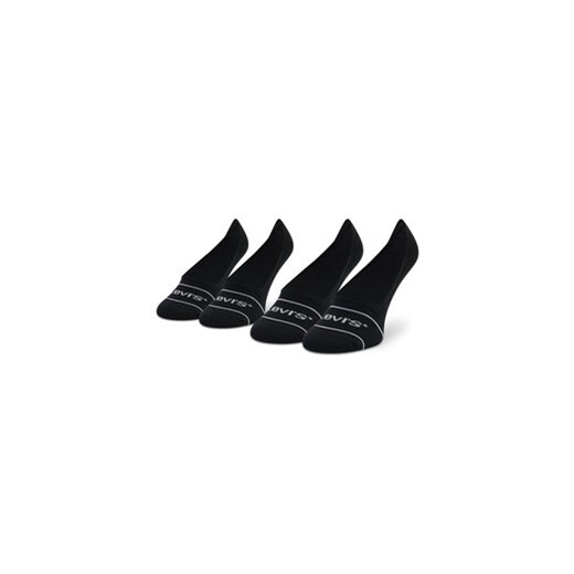 Levi's® Zestaw 2 par stopek unisex 701219508 Czarny ze sklepu MODIVO w kategorii Skarpetki męskie - zdjęcie 169842676