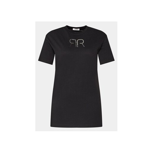 Replay T-Shirt W3566P.000.23612P Czarny Regular Fit ze sklepu MODIVO w kategorii Bluzki damskie - zdjęcie 169844088