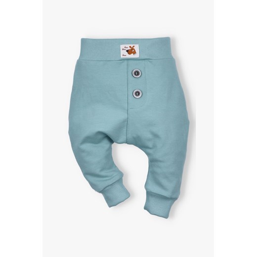 Spodnie dresowe z bawełny organicznej dla chłopca ze sklepu 5.10.15 w kategorii Spodnie i półśpiochy - zdjęcie 169845657