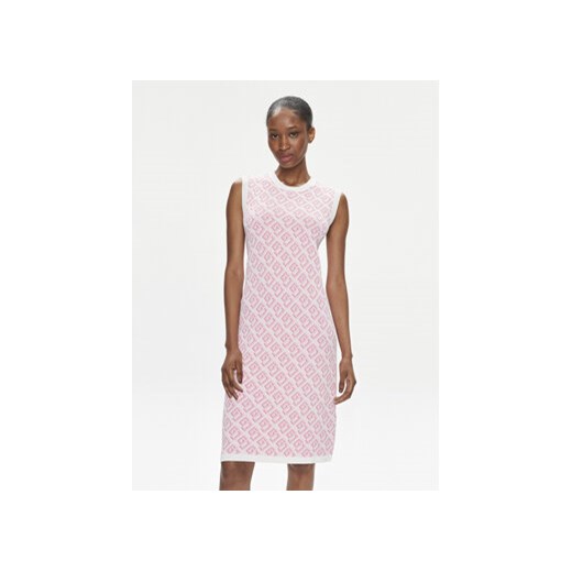 Gaudi Sukienka dzianinowa 411BD13003 Różowy Regular Fit ze sklepu MODIVO w kategorii Sukienki - zdjęcie 169846856