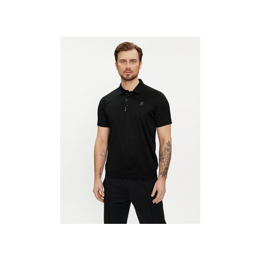 KARL LAGERFELD Polo 745001 542200 Czarny Regular Fit ze sklepu MODIVO w kategorii T-shirty męskie - zdjęcie 169846876