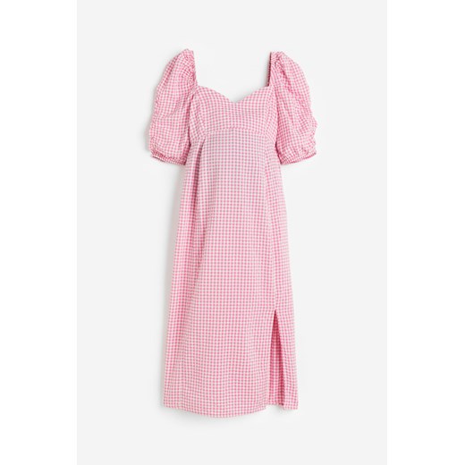H & M - MAMA Sukienka z bufkami - Różowy ze sklepu H&M w kategorii Sukienki ciążowe - zdjęcie 169849256