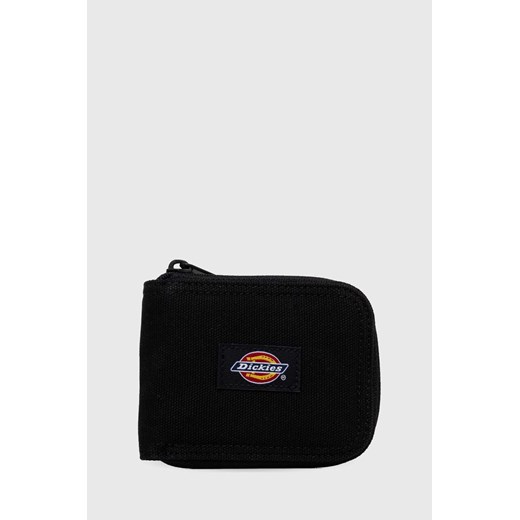 Dickies portfel kolor czarny ze sklepu PRM w kategorii Portfele damskie - zdjęcie 169850246