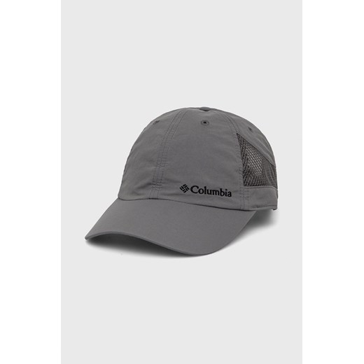Columbia czapka z daszkiem Tech Shade kolor szary 1539331 ze sklepu PRM w kategorii Czapki z daszkiem męskie - zdjęcie 169850266