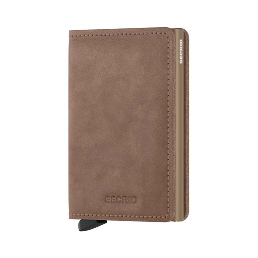 Secrid portfel kolor brązowy ze sklepu PRM w kategorii Portfele damskie - zdjęcie 169850708