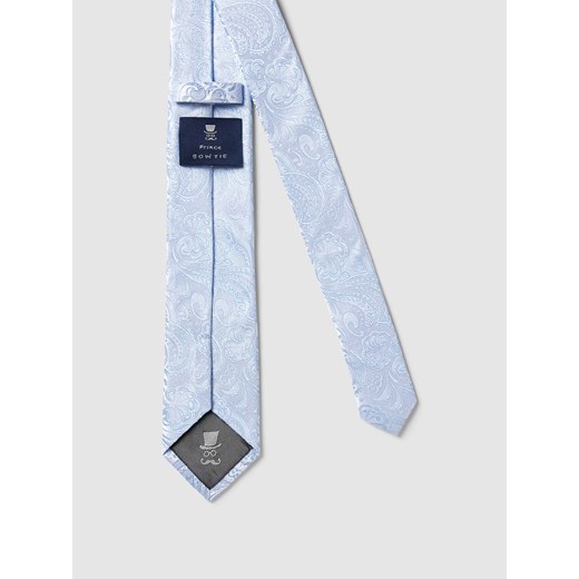 Niebieski krawat Prince Bowtie we wzór paisley 