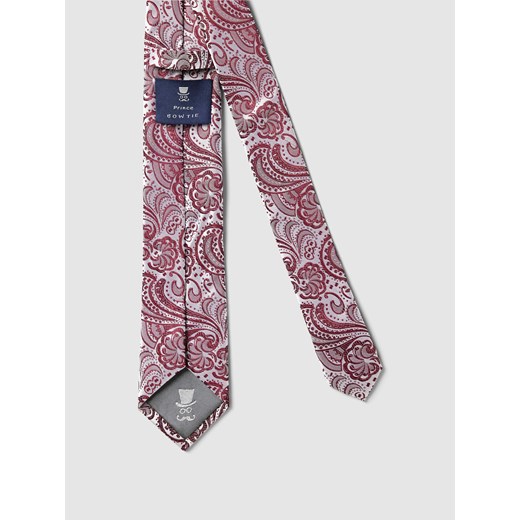 Krawat jedwabny ze wzorem paisley Prince Bowtie One Size Peek&Cloppenburg 