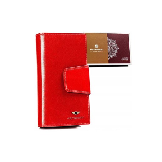 Pojemny, skórzany portfel damski na zatrzask - Peterson ze sklepu 5.10.15 w kategorii Portfele damskie - zdjęcie 169856575