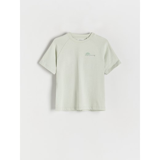 Reserved - T-shirt oversize - jasnozielony ze sklepu Reserved w kategorii T-shirty chłopięce - zdjęcie 169857295