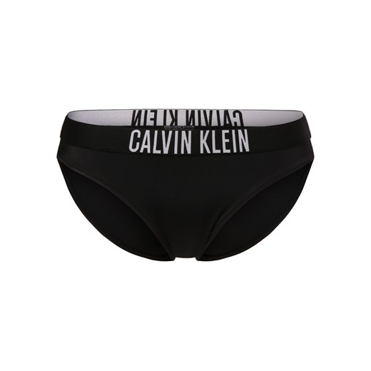 Calvin Klein Damskie slipki od bikini Kobiety Sztuczne włókno czarny jednolity ze sklepu vangraaf w kategorii Stroje kąpielowe - zdjęcie 169857439