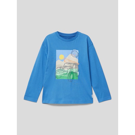 Bluzka z długim rękawem z dekoltem okrągłym ze sklepu Peek&Cloppenburg  w kategorii T-shirty chłopięce - zdjęcie 169857959