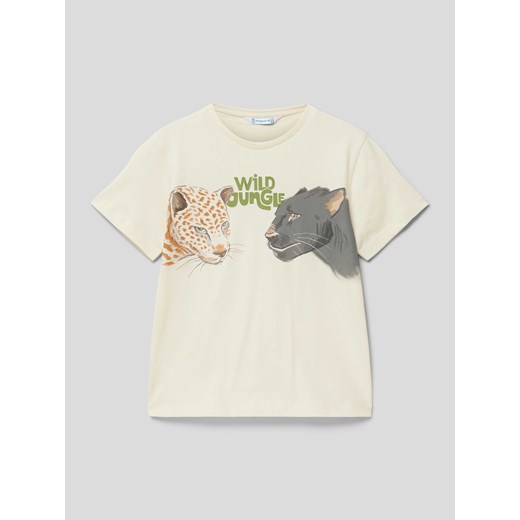T-shirt z nadrukowanym motywem ze sklepu Peek&Cloppenburg  w kategorii T-shirty chłopięce - zdjęcie 169857965