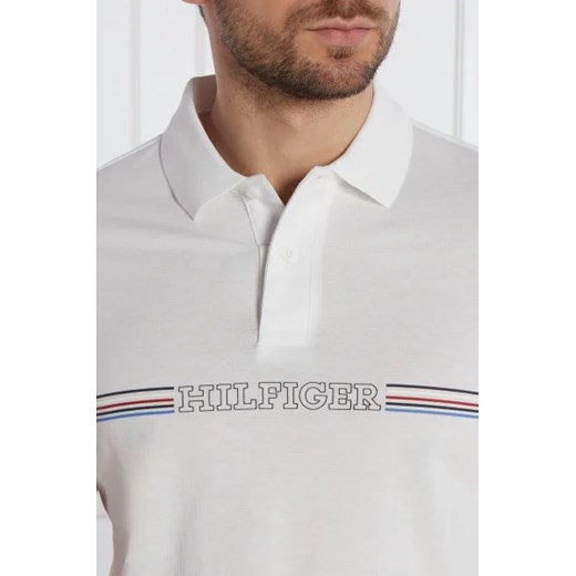 T-shirt męski biały Tommy Hilfiger z krótkimi rękawami