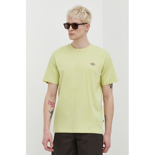 Dickies t-shirt bawełniany męski kolor zielony z nadrukiem ze sklepu ANSWEAR.com w kategorii T-shirty męskie - zdjęcie 169858888