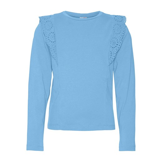Vero Moda Girl Koszulka &quot;Panna&quot; w kolorze błękitnym ze sklepu Limango Polska w kategorii Bluzki dziewczęce - zdjęcie 169861495
