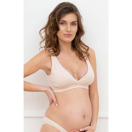 Ciązowy biustonosz do karmienia miękki soft Margo, Kolor róż pudrowy, Rozmiar S, Italian Fashion ze sklepu Intymna w kategorii Bielizna ciążowa - zdjęcie 169864829
