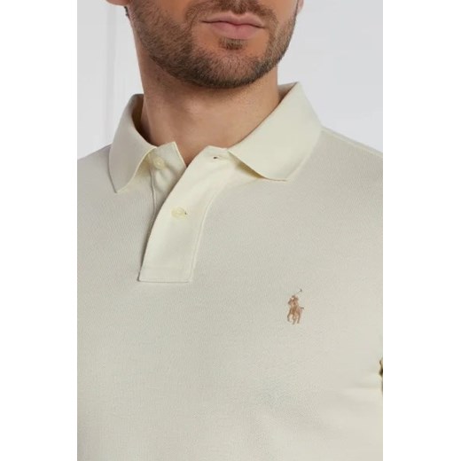 T-shirt męski biały Polo Ralph Lauren na wiosnę 