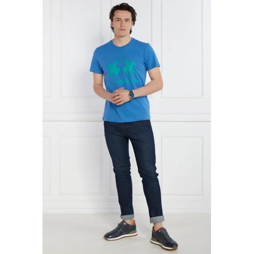 T-shirt męski La Martina z krótkimi rękawami na wiosnę