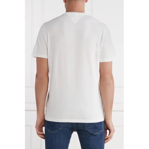 T-shirt męski biały Tommy Jeans z krótkim rękawem casual 