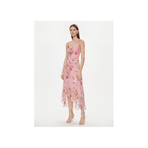 Nissa Sukienka letnia RC14708 Różowy Regular Fit ze sklepu MODIVO w kategorii Sukienki - zdjęcie 169870918