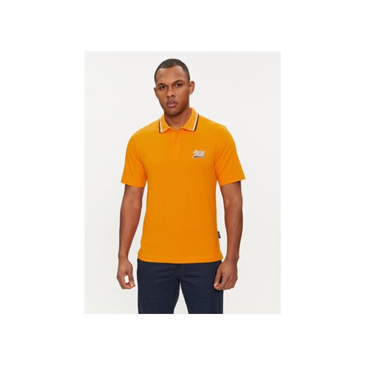 Jack&Jones Polo Tevor 12228781 Pomarańczowy Standard Fit ze sklepu MODIVO w kategorii T-shirty męskie - zdjęcie 169871018