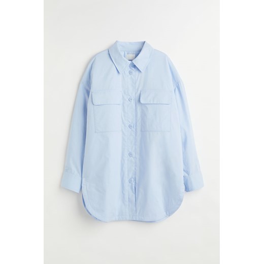 H & M - Watowana kurtka koszulowa - Niebieski ze sklepu H&M w kategorii Kurtki damskie - zdjęcie 169871616