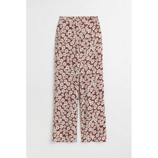 H & M - Szerokie spodnie - Beżowy ze sklepu H&M w kategorii Spodnie damskie - zdjęcie 169871626