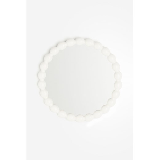 H & M - Okrągłe lustro - Biały ze sklepu H&M w kategorii Lustra - zdjęcie 169871637