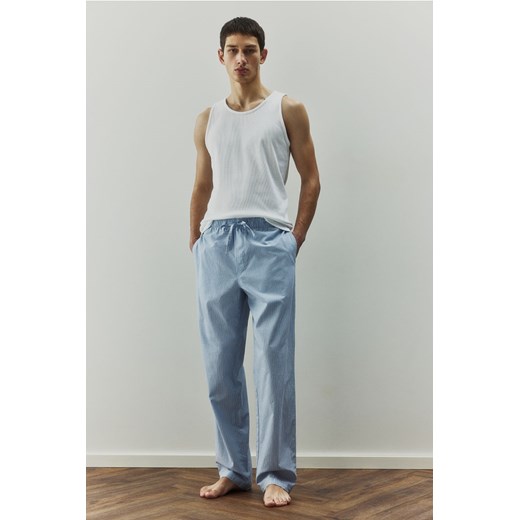 H & M - Spodnie piżamowe Regular Fit - Niebieski ze sklepu H&M w kategorii Piżamy męskie - zdjęcie 169871745