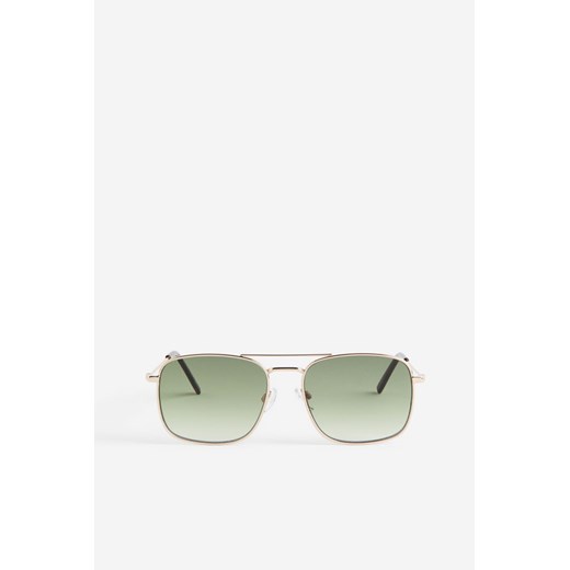 H & M - Okulary przeciwsłoneczne - Zielony ze sklepu H&M w kategorii Okulary przeciwsłoneczne męskie - zdjęcie 169871749