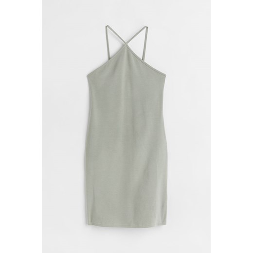 H & M - Bawełniana sukienka - Zielony ze sklepu H&M w kategorii Sukienki - zdjęcie 169871805