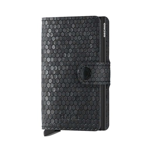Secrid portfel skórzany Miniwallet Hexagon Black kolor czarny ze sklepu ANSWEAR.com w kategorii Portfele damskie - zdjęcie 169872599