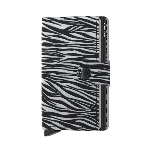 Secrid portfel skórzany Miniwallet Zebra Light Grey kolor szary ze sklepu ANSWEAR.com w kategorii Portfele męskie - zdjęcie 169872619