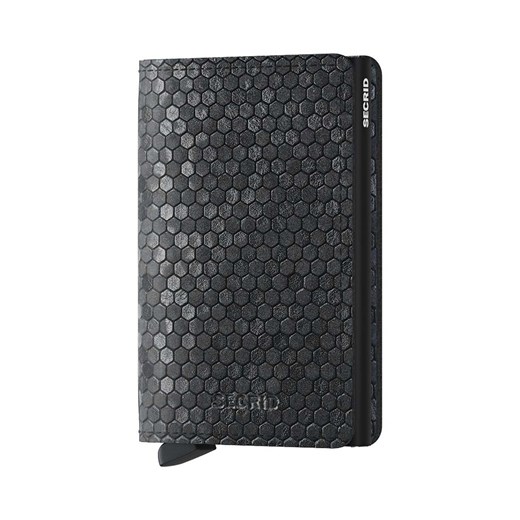 Secrid portfel skórzany Slimwallet Hexagon Black kolor czarny ze sklepu ANSWEAR.com w kategorii Portfele damskie - zdjęcie 169872629
