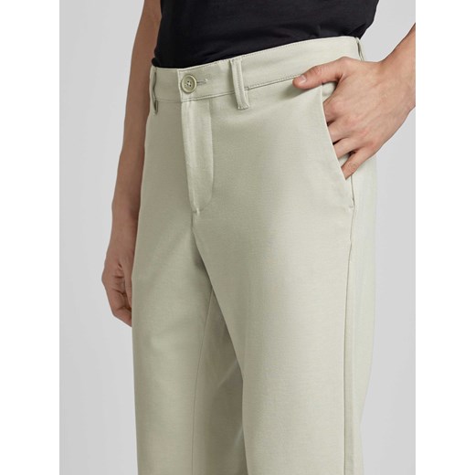 Spodnie materiałowe o kroju tapered fit ze szlufkami na pasek model ‘MARK’ Only & Sons 28/32 Peek&Cloppenburg 