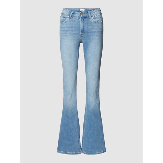 Jeansy o rozkloszowanym kroju z naszywką z logo model ‘BLUSH’ ze sklepu Peek&Cloppenburg  w kategorii Jeansy damskie - zdjęcie 169873847