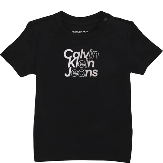 Bluzka dziewczęca Calvin Klein z napisem 