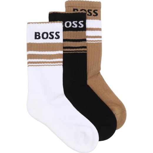 BOSS BLACK Skarpety 3-pack 3P QS Rib Stripe CC 43-46 Gomez Fashion Store
