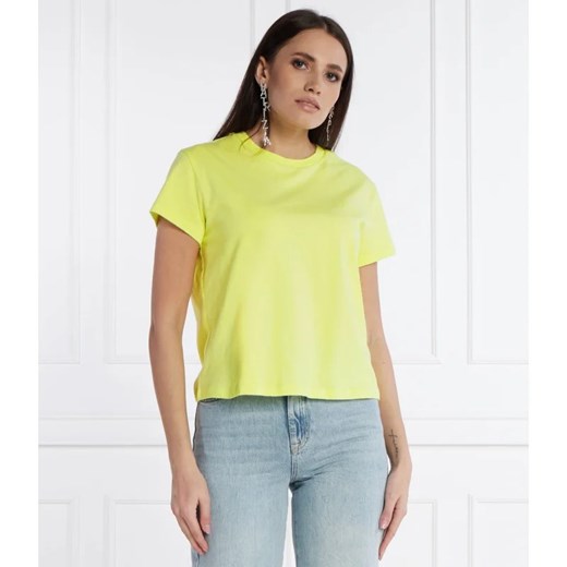 Patrizia Pepe T-shirt | Regular Fit ze sklepu Gomez Fashion Store w kategorii Bluzki damskie - zdjęcie 169877099