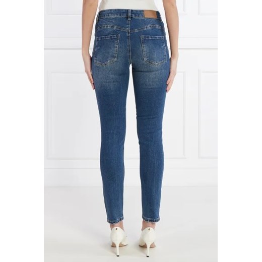 Granatowe jeansy damskie Desigual 