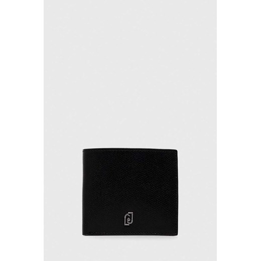 Liu Jo portfel skórzany męski kolor czarny ze sklepu ANSWEAR.com w kategorii Portfele męskie - zdjęcie 169880018