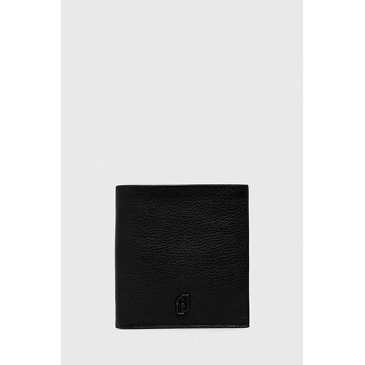 Liu Jo portfel skórzany męski kolor czarny ze sklepu ANSWEAR.com w kategorii Portfele męskie - zdjęcie 169880028