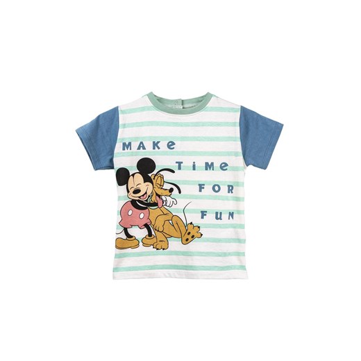 Koszulka chłopięca w paski Myszka Mickey ze sklepu 5.10.15 w kategorii Koszulki niemowlęce - zdjęcie 169880099