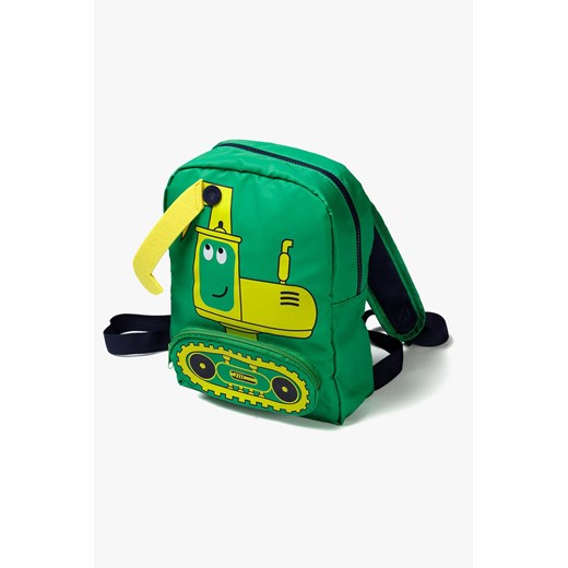 Plecak dla przedszkolaka z koparką - zielony 5.10.15. ze sklepu 5.10.15 w kategorii Plecaki dla dzieci - zdjęcie 169880285