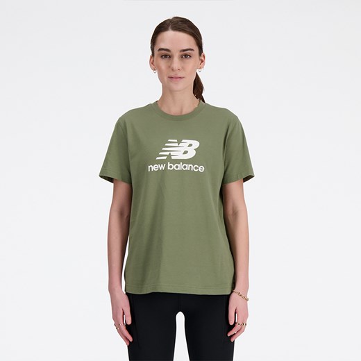 Koszulka damska New Balance WT41502DEK – zielona ze sklepu New Balance Poland w kategorii Bluzki damskie - zdjęcie 169882116