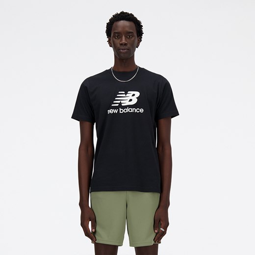 Koszulka męska New Balance MT41502BK – czarna ze sklepu New Balance Poland w kategorii T-shirty męskie - zdjęcie 169882117
