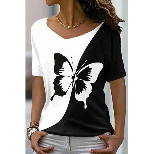 T-shirt SERMOLSA ze sklepu Ivet Shop w kategorii Bluzki damskie - zdjęcie 169882169